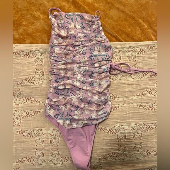 Free People Intimately Butterfly Bodysuit | Purple and Pink FP Bodysuit | NWOT - Picture 7 of 12